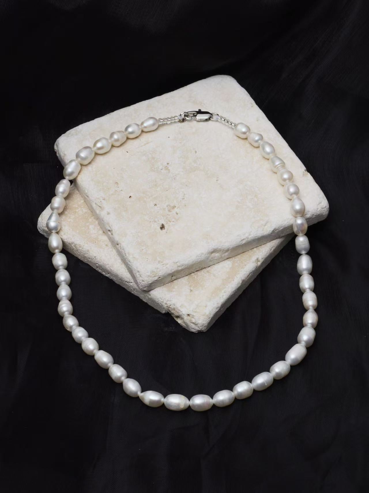 Lana Handmade 10mm White Freshwater Pearl Necklace