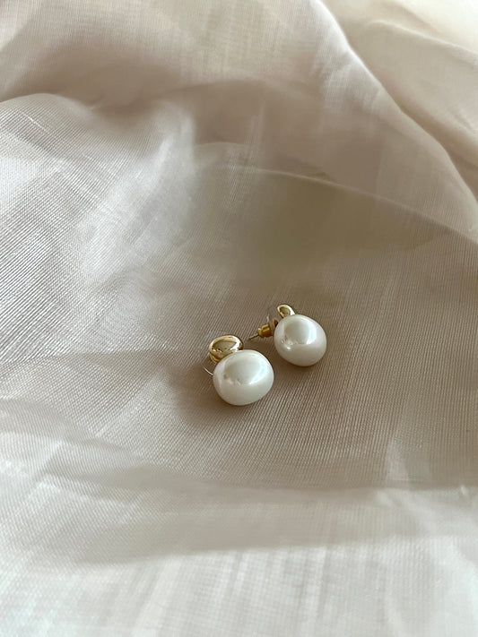 Bean Pearl Earrings