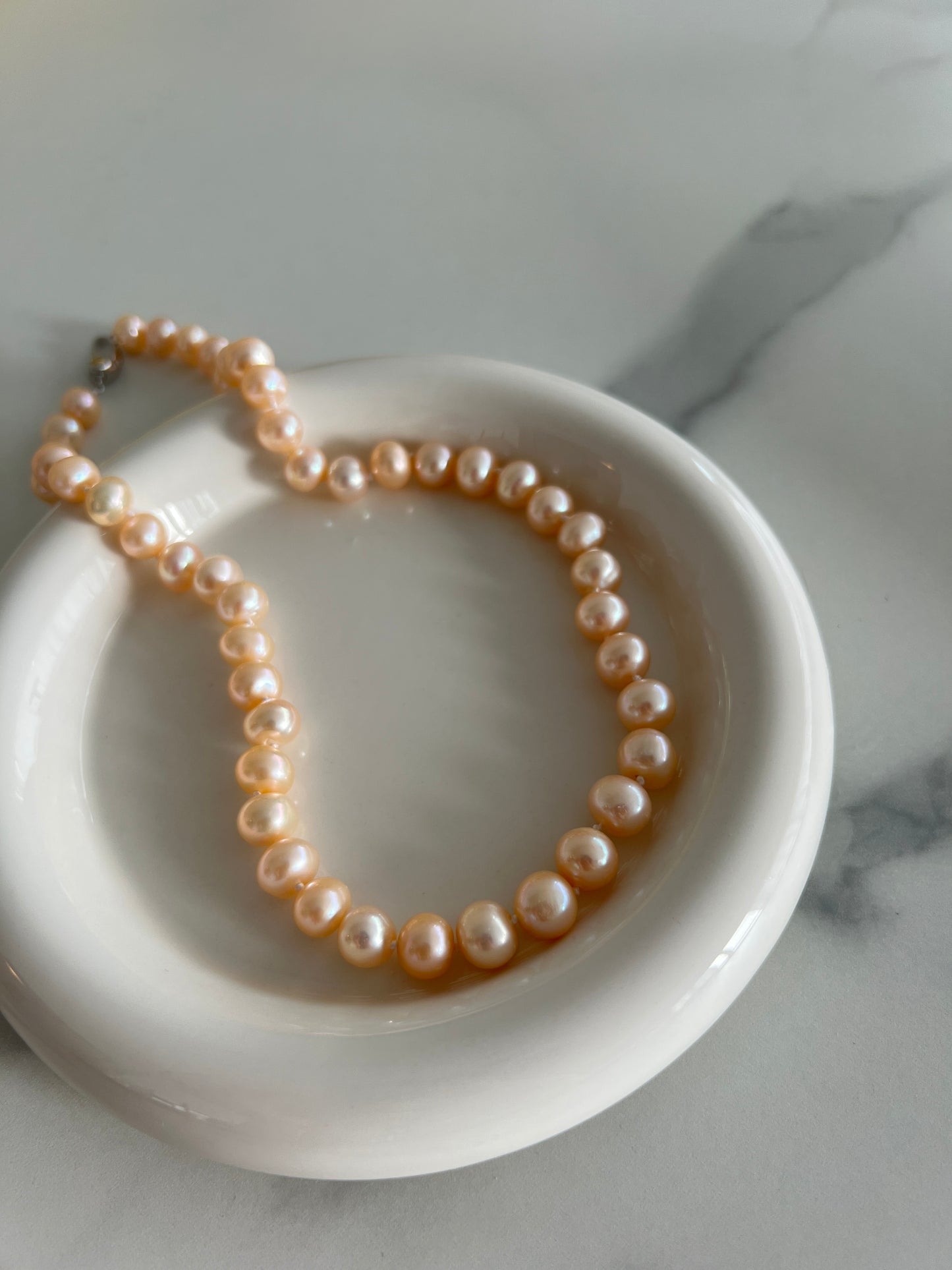 Pink Real Freshwater Pearl Necklace