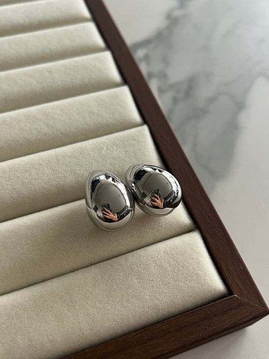 Platinum Mini Earrings