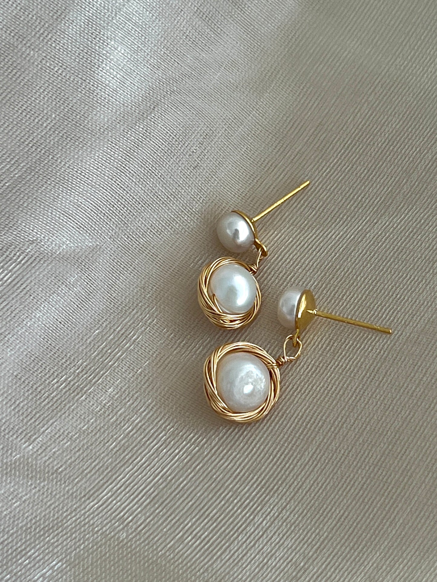 Cascade Pearl Earrings