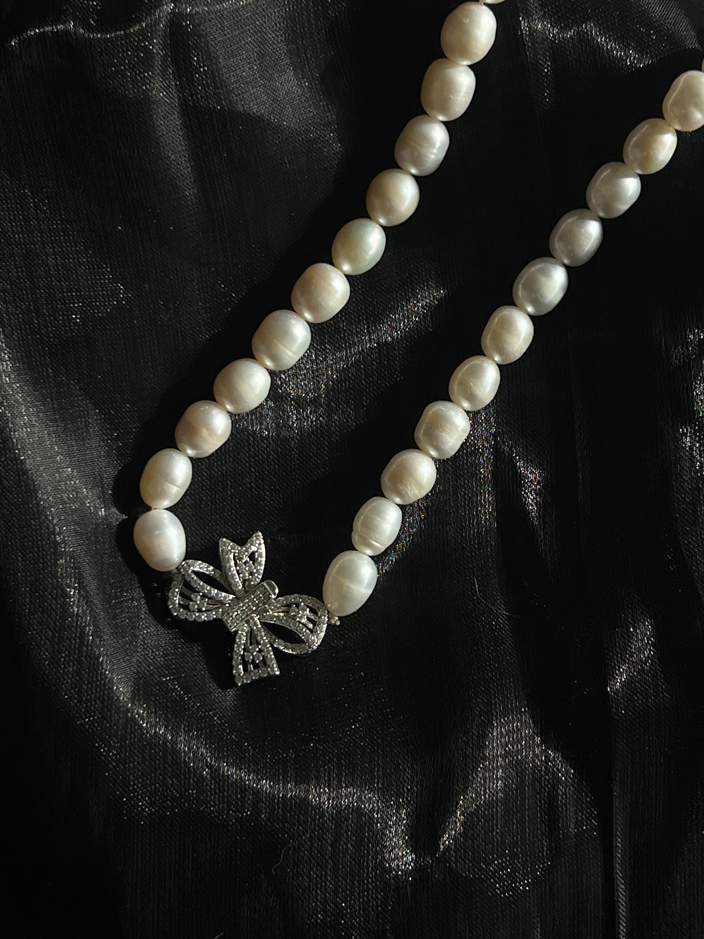 Papillon Pearl Necklace