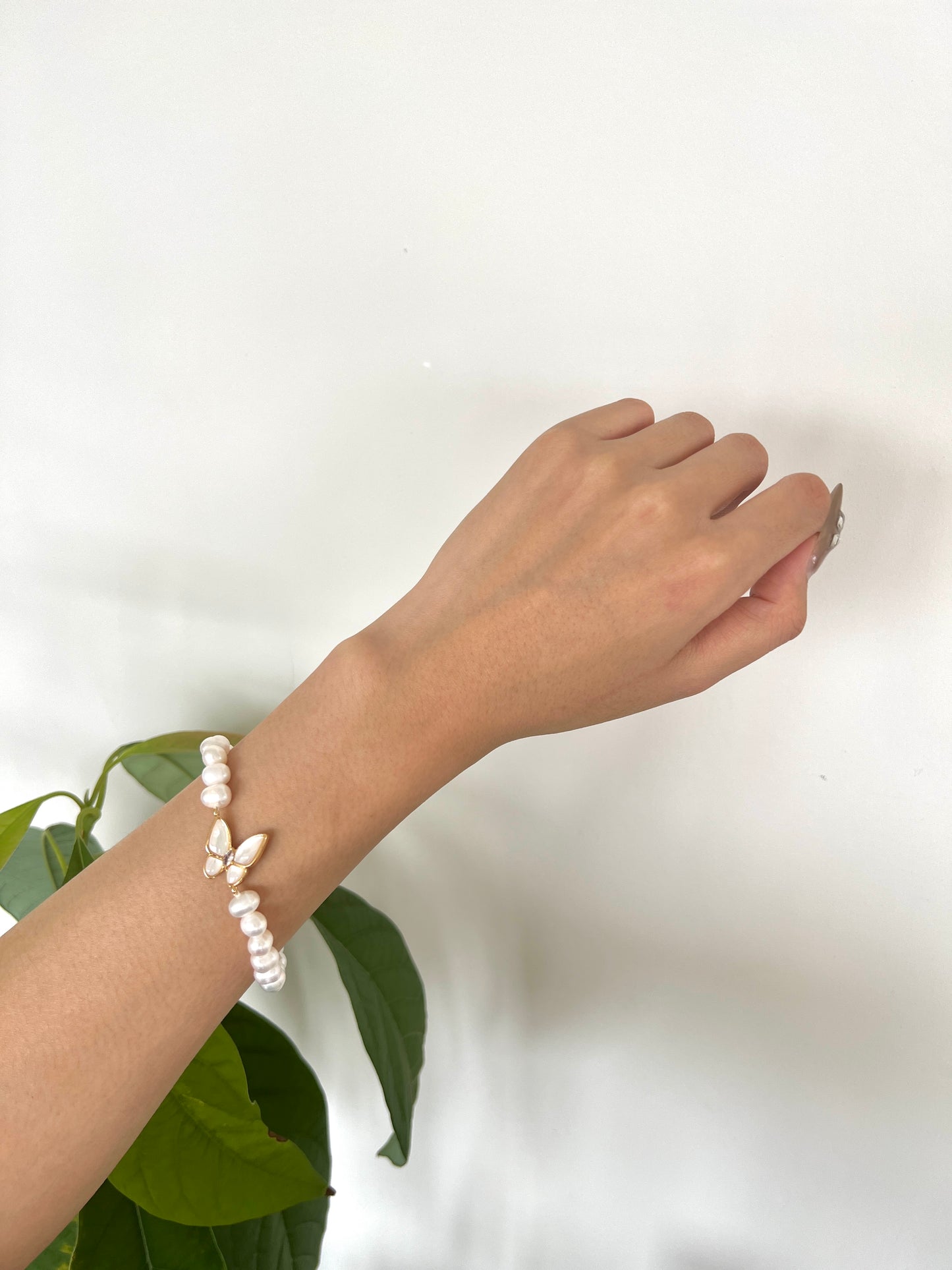 Butterfly Freshwater Pearl Bracelet