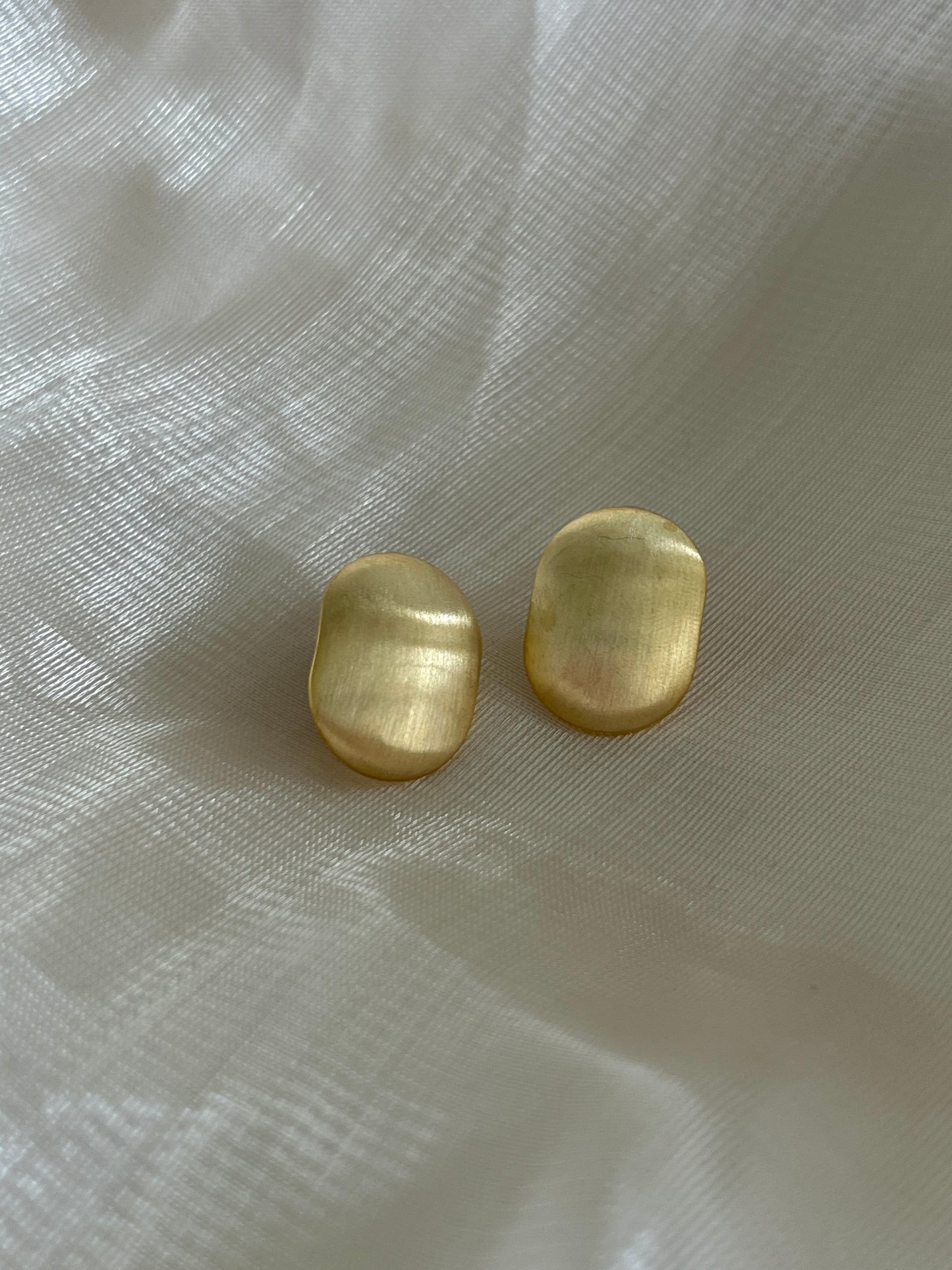 Lentil Golden Earrings