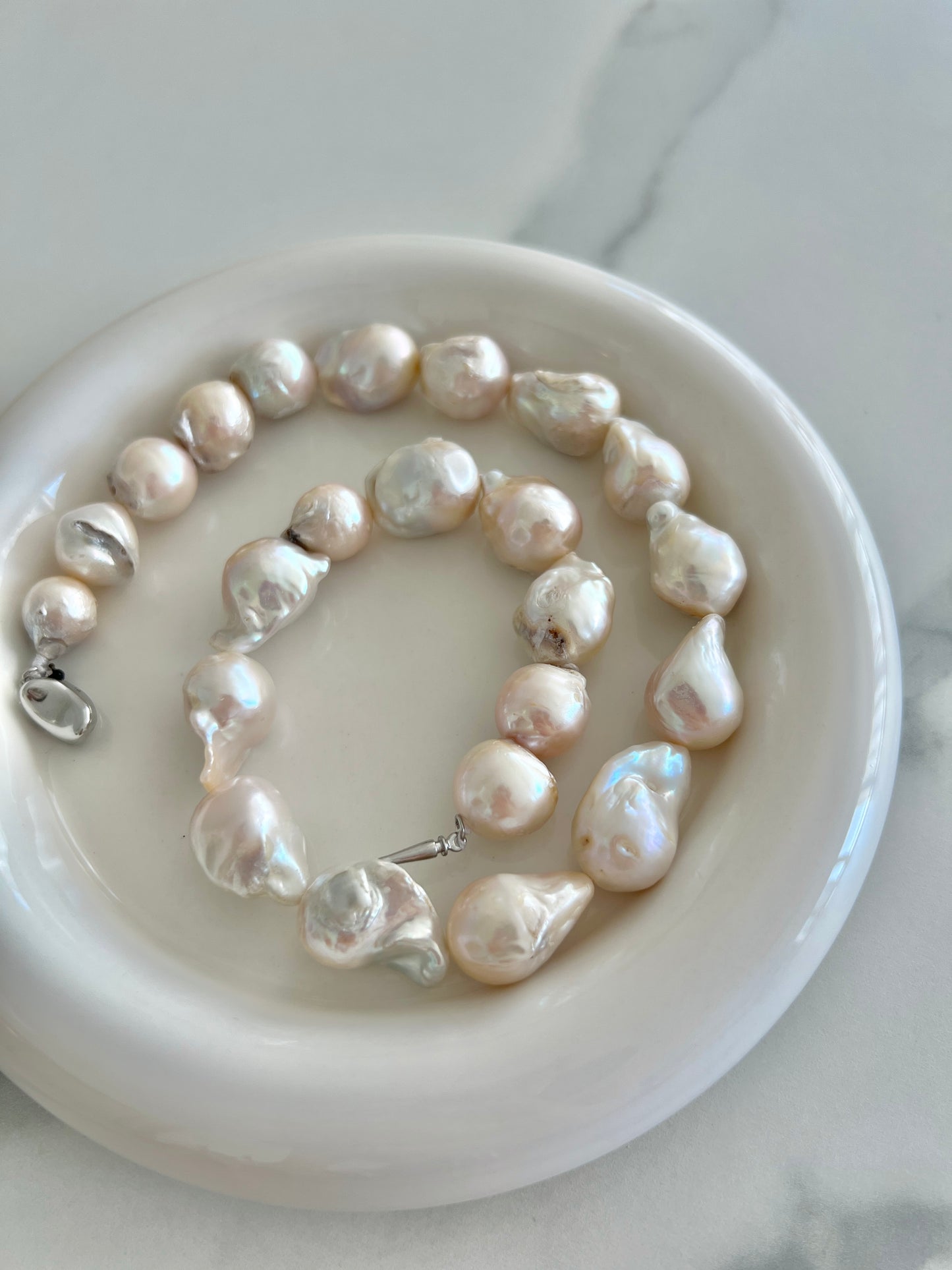 Ocean's Treasure Baroque Pearl Necklace