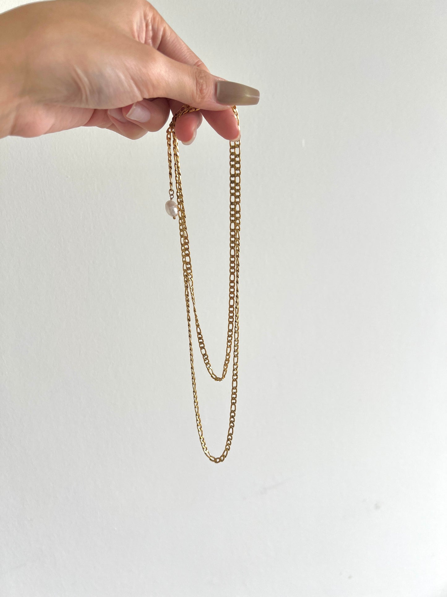 Gold Double-chain Trendy Necklace