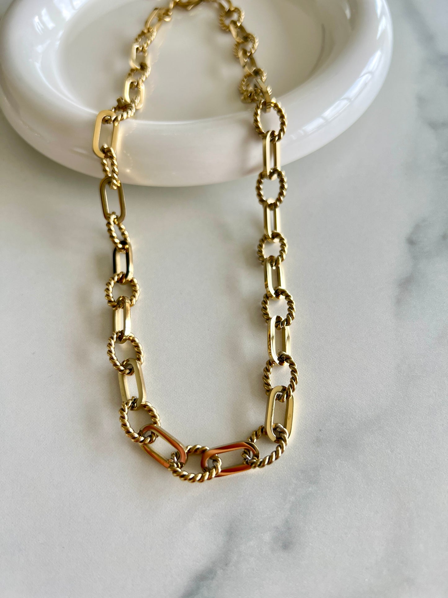 Gold Wristed Stylish Necklace