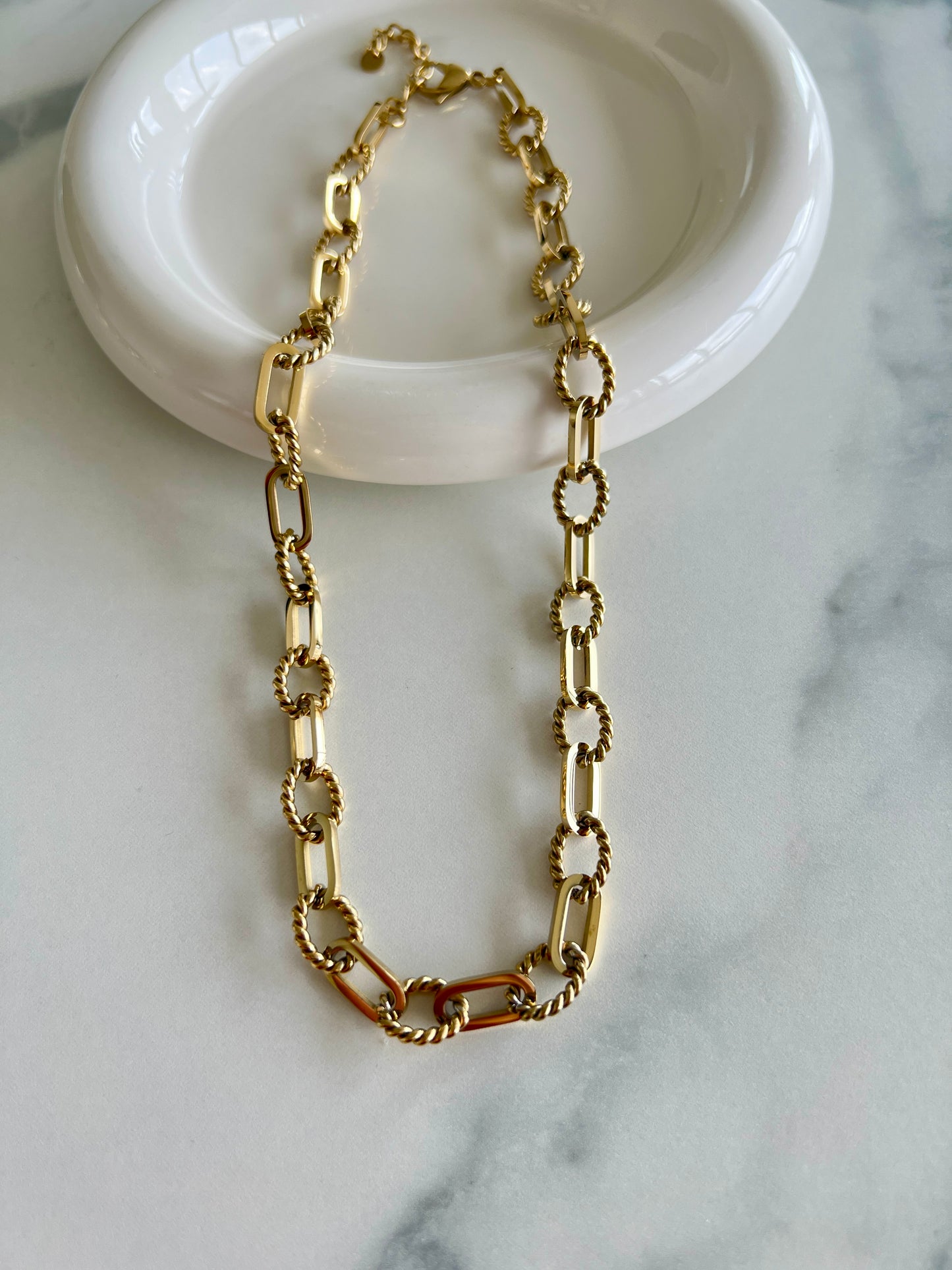 Gold Wristed Stylish Necklace