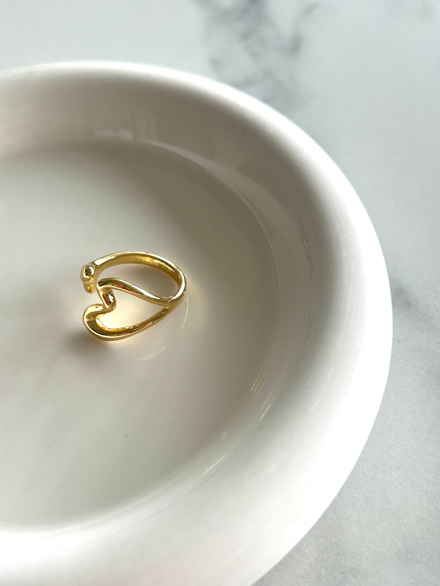 Golden Love Ring