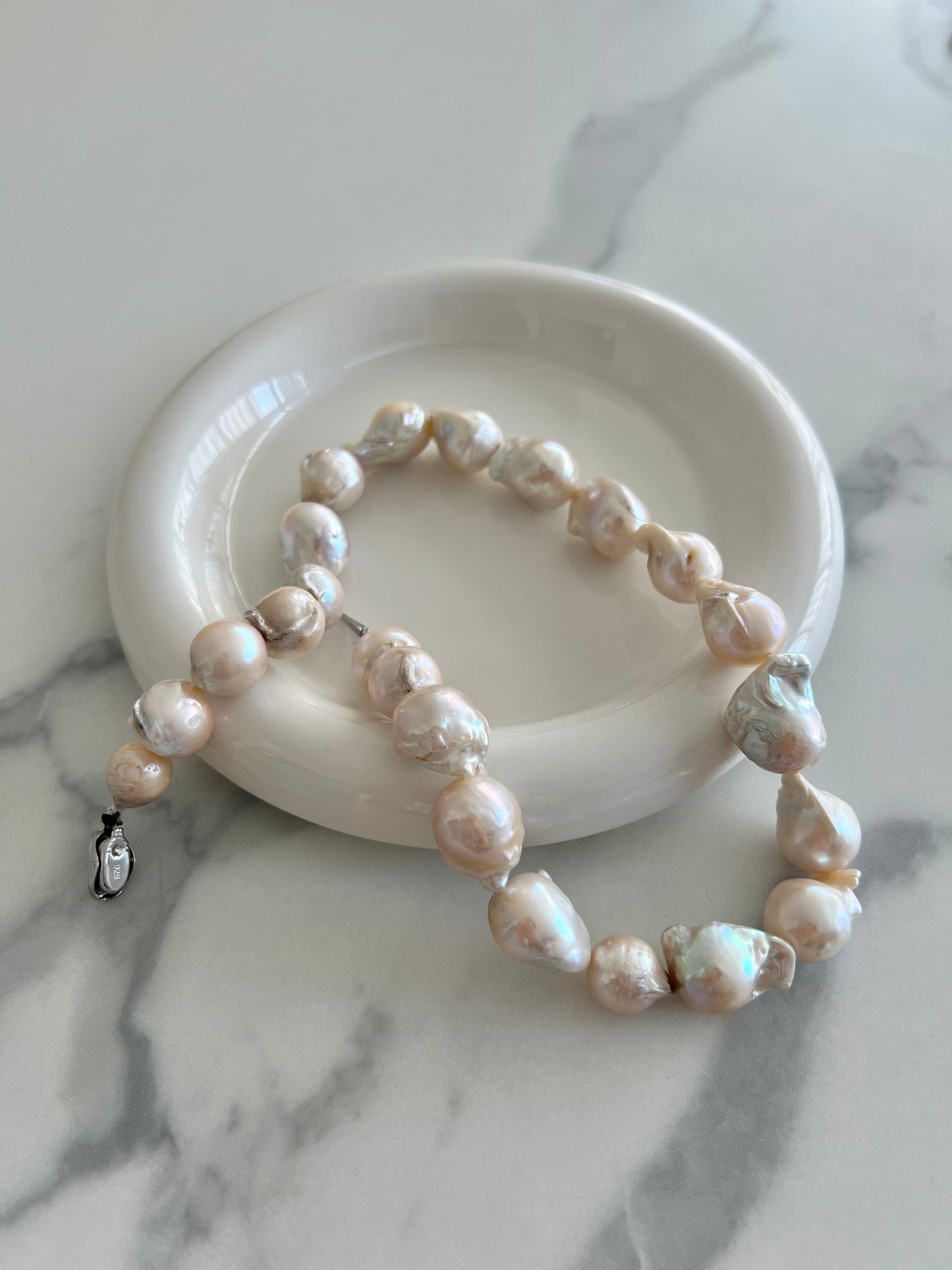 Ocean's Treasure Baroque Pearl Necklace