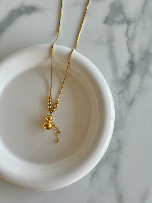 Golden Gourd Necklace