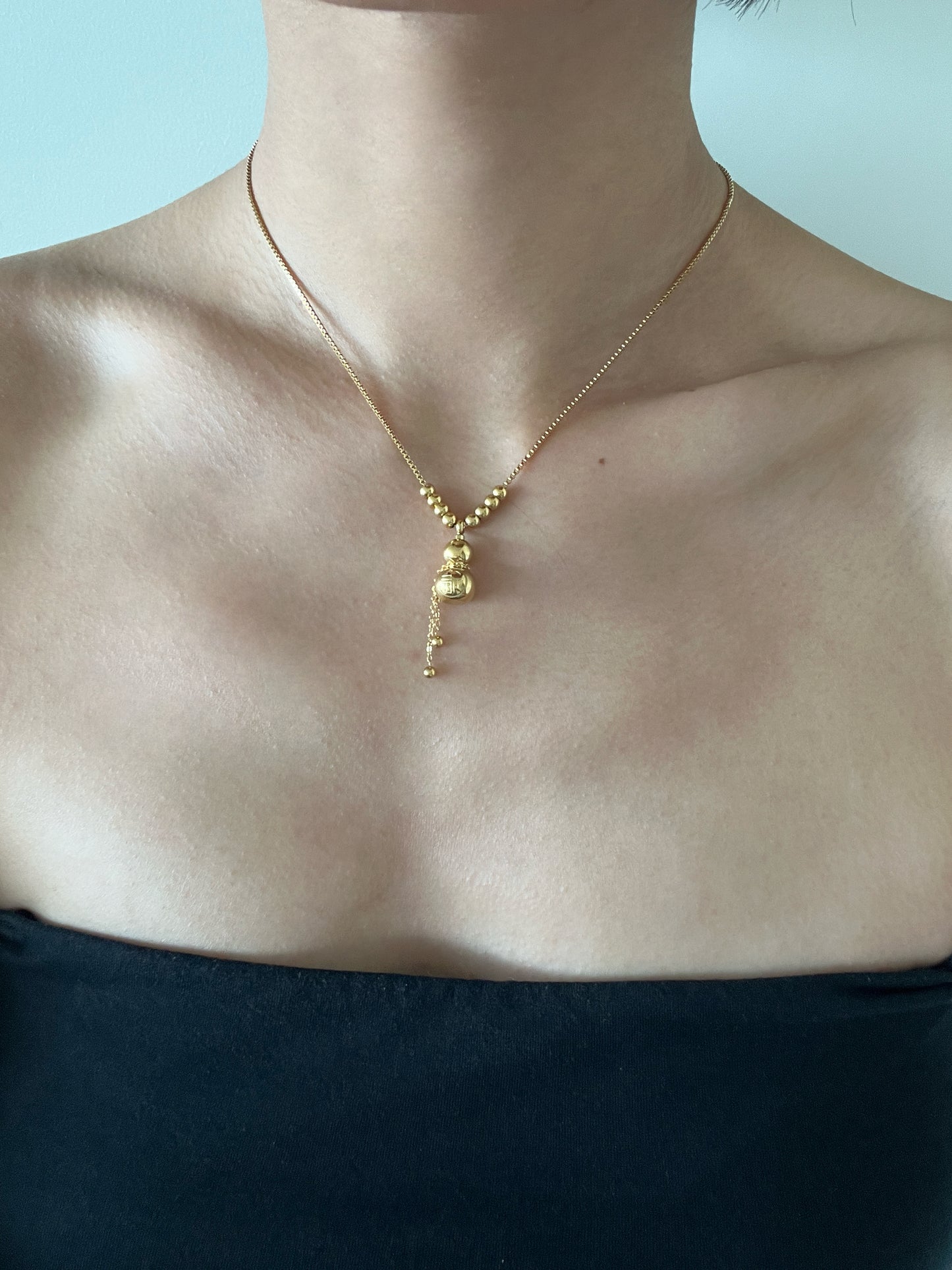 Golden Gourd Necklace