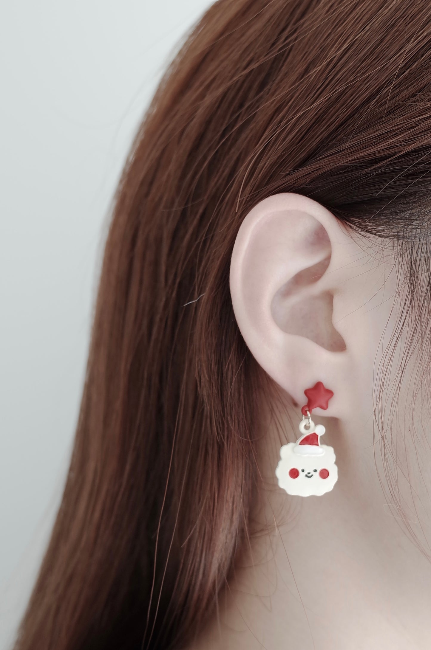 Christmas Bear & House Earrings