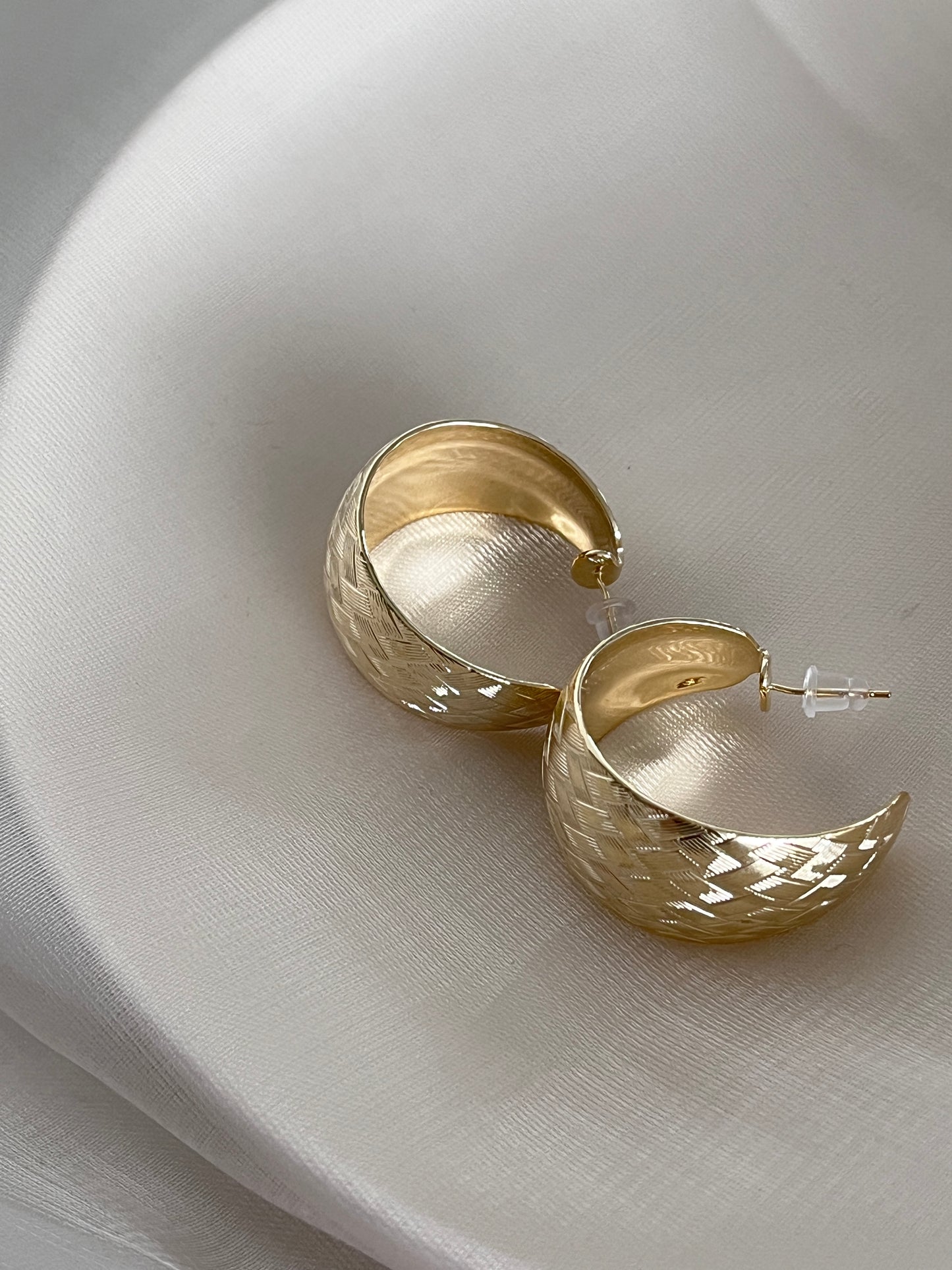 Golden Thick Chunky Hoops