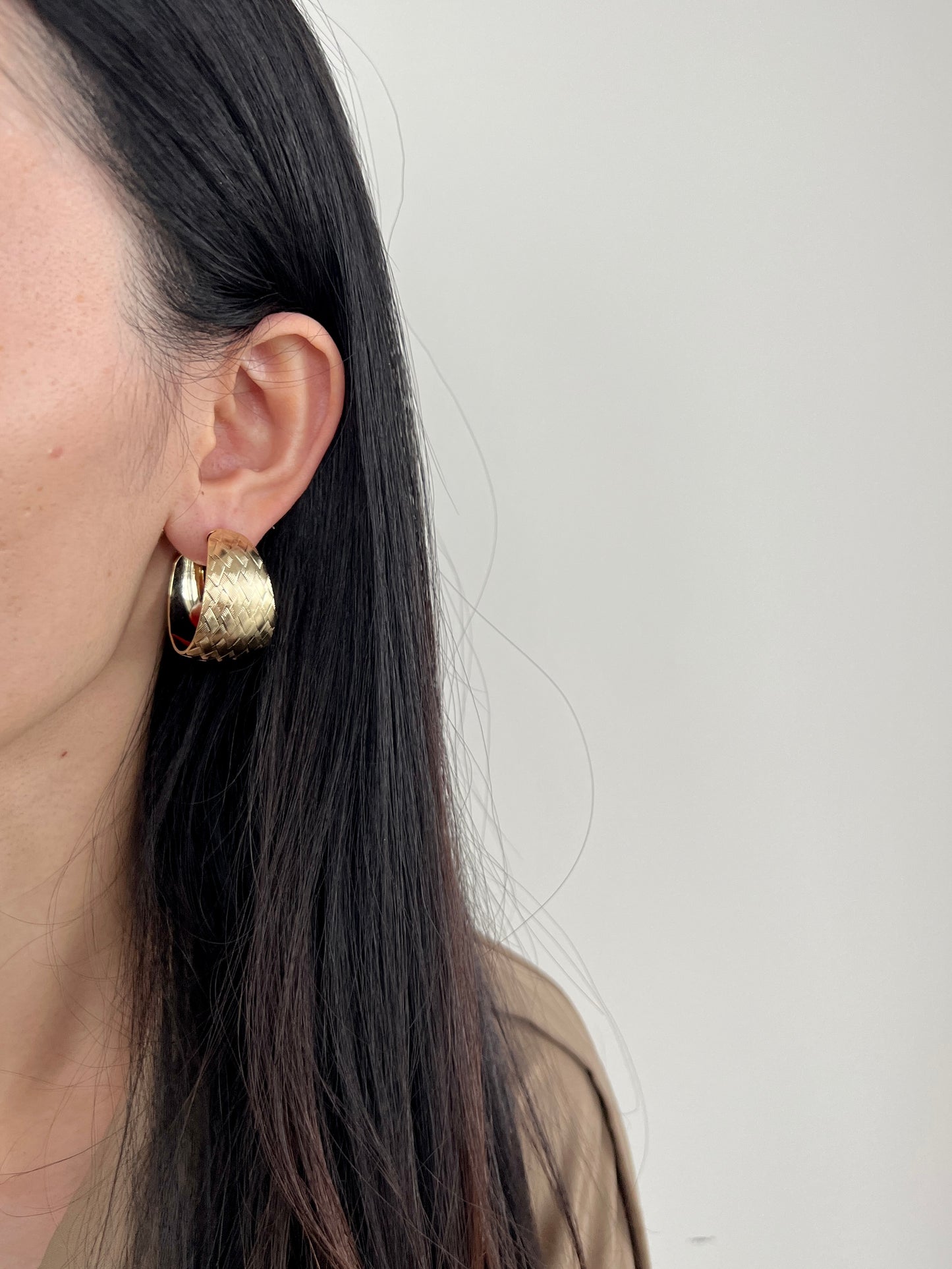 Golden Thick Chunky Hoops